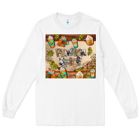 White pumpkin spice Long Sleeve Tee - AdoDesignShop