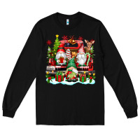 Black christmas gnome truck Long Sleeve Tee - texasbilliewilder