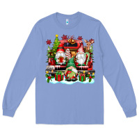 Colony Blue christmas gnome truck Long Sleeve Tee - texasbilliewilder