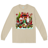 Mushroom christmas gnome truck Long Sleeve Tee - texasbilliewilder