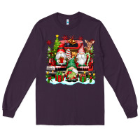 Christmas Gnome Truck Long Sleeve Tee | Teevron