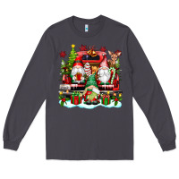 Smoke christmas gnome truck Long Sleeve Tee - texasbilliewilder