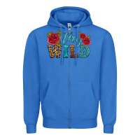True Royal stay wild Zipper Hoodie - HRA Design Shop
