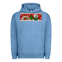 Pigment Pebble Blue noel Urban Hoodie - BundleAndBundleShop
