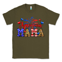 Army Green American mama Classic Tee - Neo Western