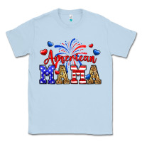 Dusty Blue American mama Classic Tee - Neo Western