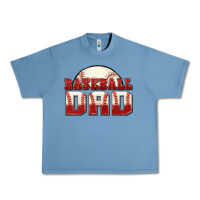 Pebble Blue baseball dad Urban Heavy Tee - Zillion Design Studio