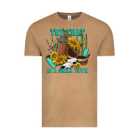 Vintage Camel try that in a small town Vintage Tee - texasbilliewilder