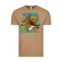 Vintage Coffee try that in a small town Vintage Tee - texasbilliewilder