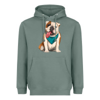 Sage english bulldog Heavyweight Hoodie - Artiststas