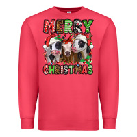 Cardinal merry christmas heifers Premium Sweatshirt - Jasminsmagicworld