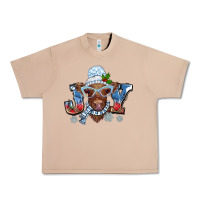 Christmas Snow Cow Joy Urban Heavy Tee | Teevron