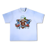 Grape Ice Christmas snow cow joy Urban Heavy Tee - BarkalooDesign