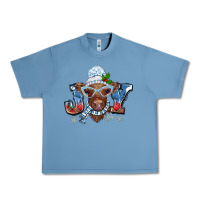 Pebble Blue Christmas snow cow joy Urban Heavy Tee - BarkalooDesign