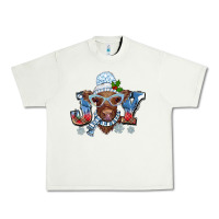 Pistachio Christmas snow cow joy Urban Heavy Tee - BarkalooDesign
