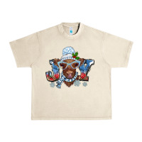Sandshell Christmas snow cow joy Urban Heavy Tee - BarkalooDesign