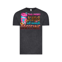 Vintage Black too many kids not enough caffeine Vintage Tee - Zillion Design Studio