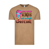 Vintage Coffee too many kids not enough caffeine Vintage Tee - Zillion Design Studio