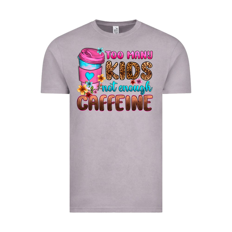 Too Many Kids Not Enough Caffeine Vintage Tee by Zillion Design Studio | Teevron