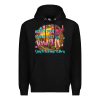 Black heres your one chance fancy Premium Hoodie - NancyCooperArtShop