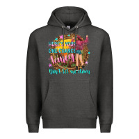 Charcoal Heather heres your one chance fancy Premium Hoodie - NancyCooperArtShop