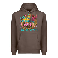 Coffee heres your one chance fancy Premium Hoodie - NancyCooperArtShop