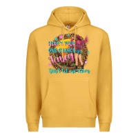 Mustard heres your one chance fancy Premium Hoodie - NancyCooperArtShop