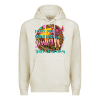 Oatmeal Heather heres your one chance fancy Premium Hoodie - NancyCooperArtShop