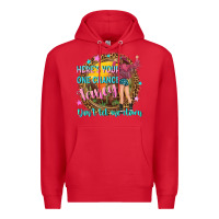 Red heres your one chance fancy Premium Hoodie - NancyCooperArtShop