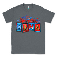 Charcoal Heather American mama Classic Tee - Neo Western