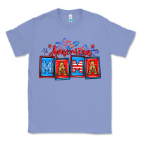 Colony Blue American mama Classic Tee - Neo Western
