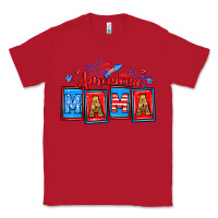 Red American mama Classic Tee - Neo Western