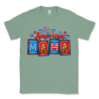 Sage American mama Classic Tee - Neo Western