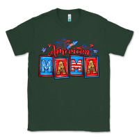 Sports Green American mama Classic Tee - Neo Western