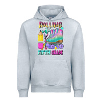 Heather Grey rolling into fifth grade Urban Hoodie - BundleAndBundleShop