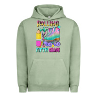 Pigment Oil Green rolling into fifth grade Urban Hoodie - BundleAndBundleShop