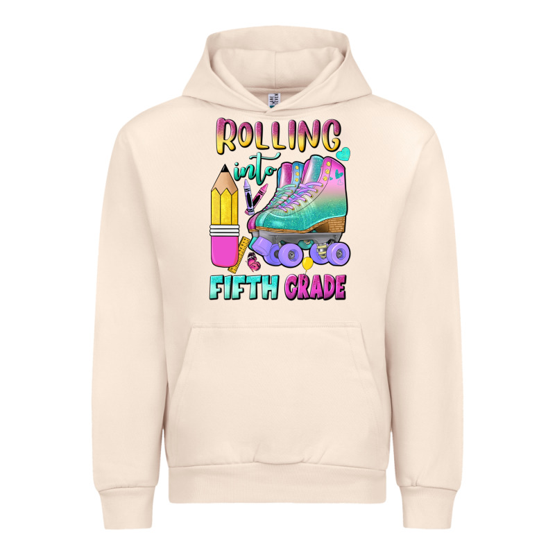 Rolling Into Fifth Grade Urban Hoodie by BundleAndBundleShop | Teevron