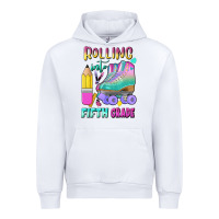 White rolling into fifth grade Urban Hoodie - BundleAndBundleShop