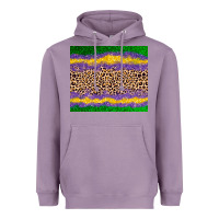 Lavender mardi gras leopard Heavyweight Hoodie - AdoDesignShop