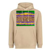 Mushroom mardi gras leopard Heavyweight Hoodie - AdoDesignShop