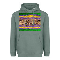 Sage mardi gras leopard Heavyweight Hoodie - AdoDesignShop