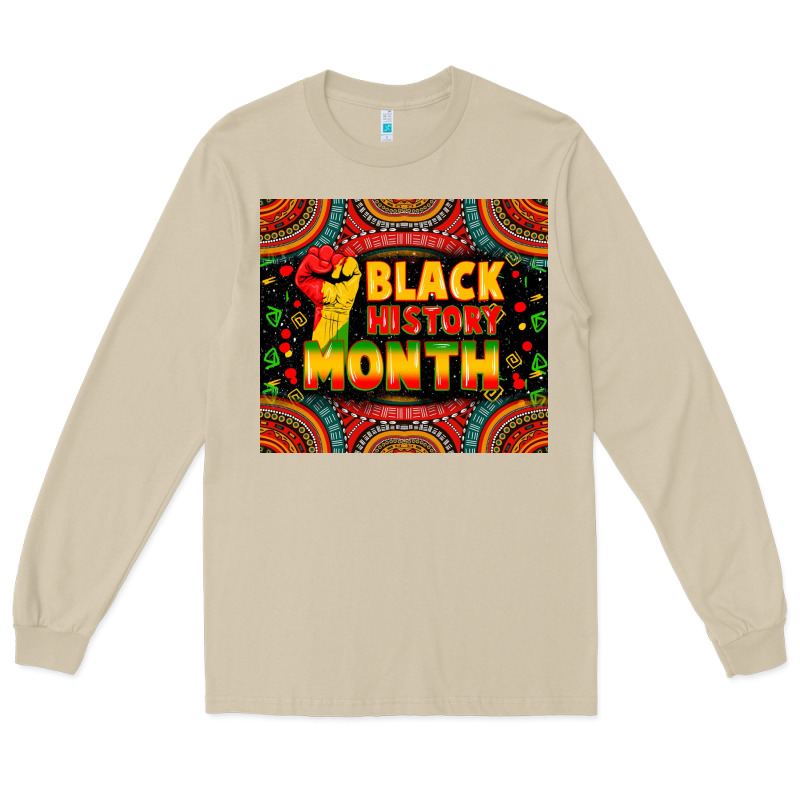 Black History Month Long Sleeve Tee by Zillion Design Studio | Teevron