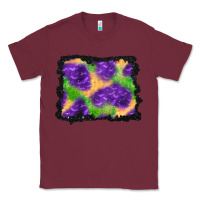 Burgundy halloween spooky bat background Classic Tee - BundleAndBundleShop