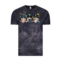 Cloud Black police gnomes Vintage Tee - Zillion Design Studio