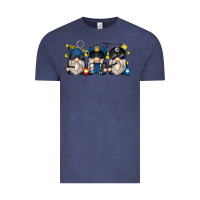 Vintage Denim police gnomes Vintage Tee - Zillion Design Studio