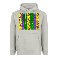 Moon Dust mardi gras leopard brushstrokes Heavyweight Hoodie - AdoDesignShop