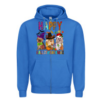 True Royal Happy hallothankmas dog Zipper Hoodie - FaDigitalArtStudio