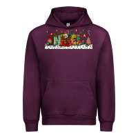 Mauve Wine Noel Urban Hoodie - BundleAndBundleShop