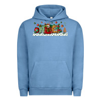 Pigment Pebble Blue Noel Urban Hoodie - BundleAndBundleShop