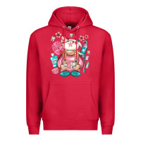 Cardinal dentist gnome Premium Hoodie - NancyCooperArtShop